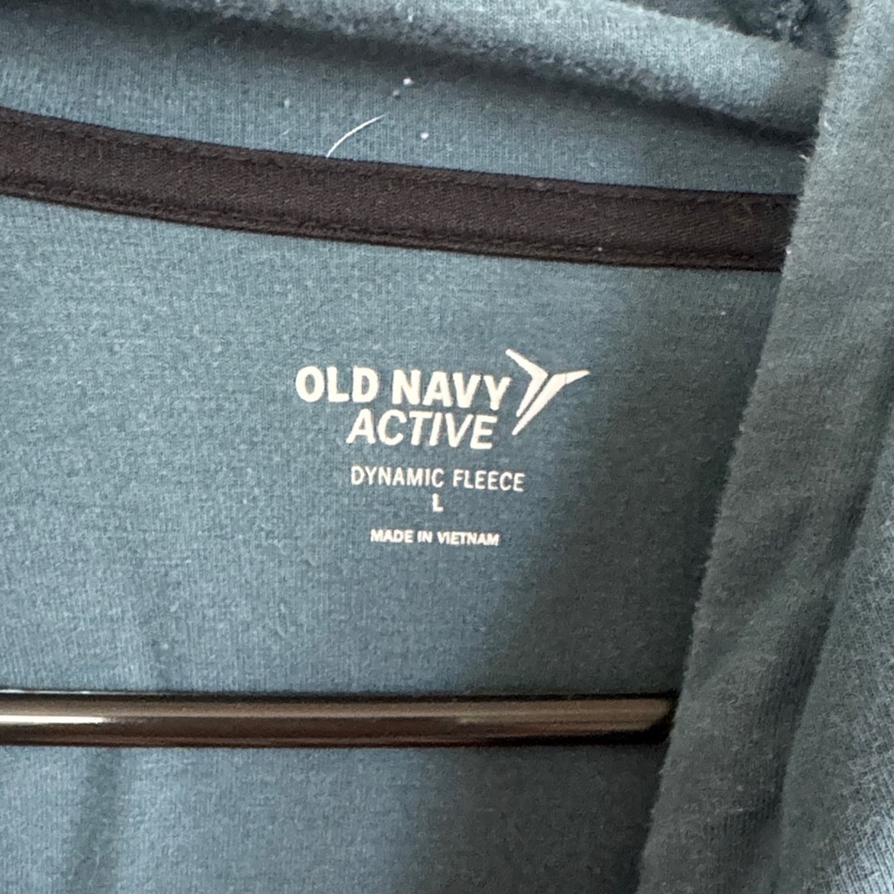 Old Navy Gradient Teal and Black Hoodie / W23 - Picture 4 of 4